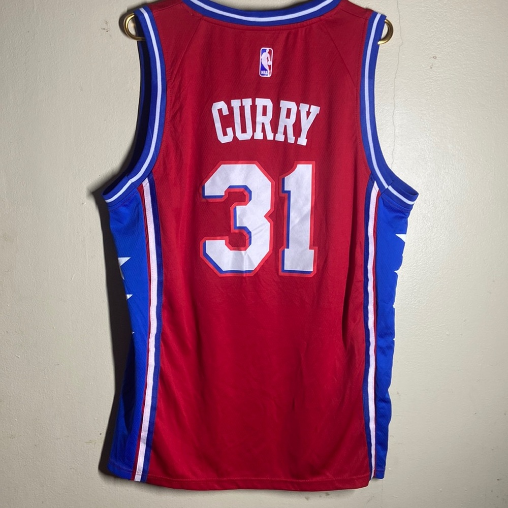Nike swingman rare Philadelphia 76ers PHILA Seth Curry basketball jersey